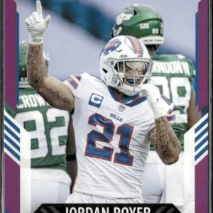 Panini Score Football 2021 | #23 Jordan Poyer - Buffalo Bills | Purple