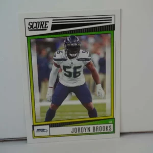 Panini Score Football 2022 | #178 Jordyn Brooks - Seattle Seahawks