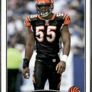Topps Football 2009 | #204 Keith Rivers - Cincinnati Bengals