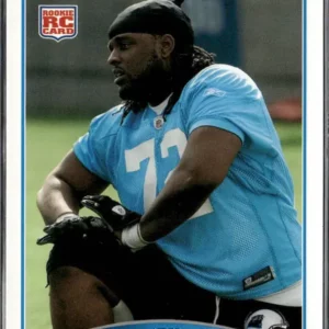 Topps Football 2009 | #366 Duke Robinson - Carolina Panthers | Rookie Card