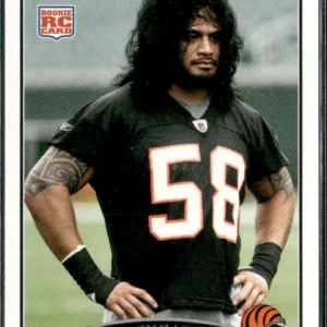 Topps Football 2009 | #386 Rey Maualuga - Cincinnati Bengals | Rookie Card