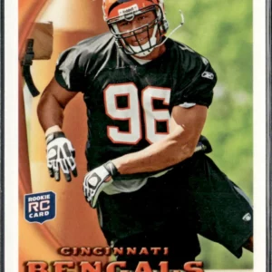 Topps Football 2010 | #9 Carlos Dunlap - Cincinnati Bengals | Rookie Card
