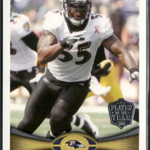 Topps Football 2012 | #313 Terrell Suggs - Baltimore Ravens | Player of the Year 2011