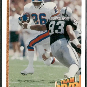 Upper Deck Football 1992 | #457 Bobby Humphrey - Denver Broncos | Team MVP