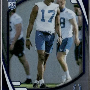 Panini Absolute Football 2021 | #188 Michael Strachan - Indianapolis Colts | Emerald Rookie Card