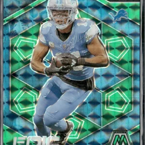 Panini Mosaic Football 2025 | #5 Amon-Ra St. Brown - Detroit Lions | Epic Performers Green Prizm