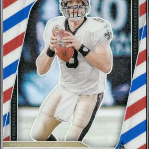 Panini Prizm Football 2024 | #209 Drew Brees - New Orleans Saints | Red White and Blue Prizm