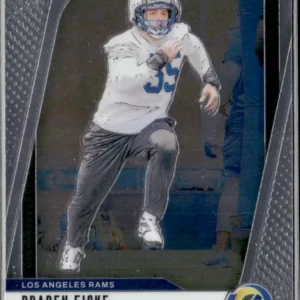 Panini Prizm Football 2024 | #310 Braden Fiske - Los Angeles Rams | Rookie Card