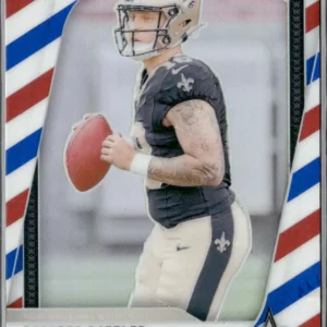 Panini Prizm Football 2024 | #388 Spencer Rattler - New Orleans Saints | Red White and Blue Prizm Rookie Card