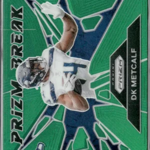 Panini Prizm Football 2024 | #5 DK Metcalf - Seattle Seahawks | Green Prizm Break