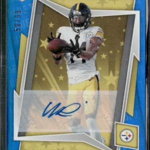 Panini Rookies & Stars 2022 | #118 George Pickens - Pittsburgh Steelers | Rookies Signatures True Blue 58/99