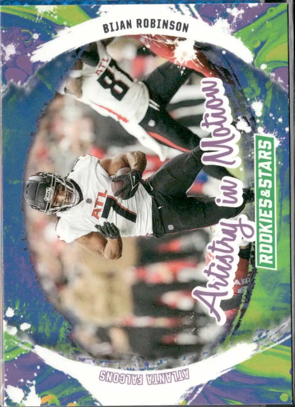 Panini Rookies & Stars Football 2024 | #AIM-BRN Bijan Robinson - Atlanta Falcons | Artistry in Motion
