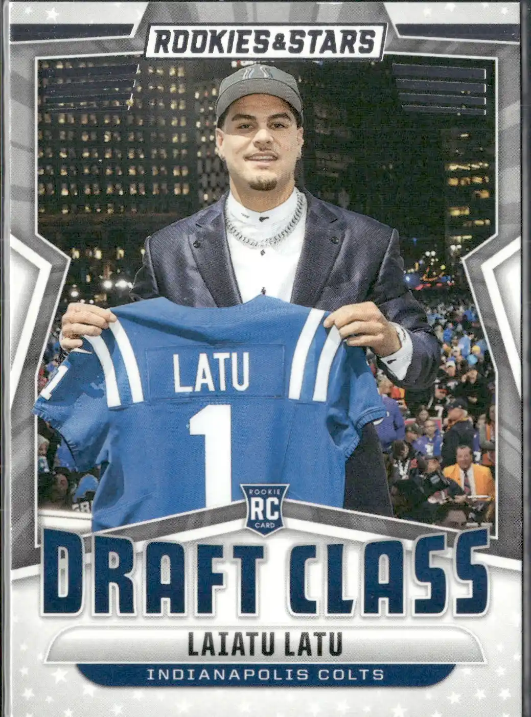 Panini Rookies & Stars Football 2024 | #DC-LAU Laiatu Latu - Indianapolis Colts | Draft Class Rookie Card