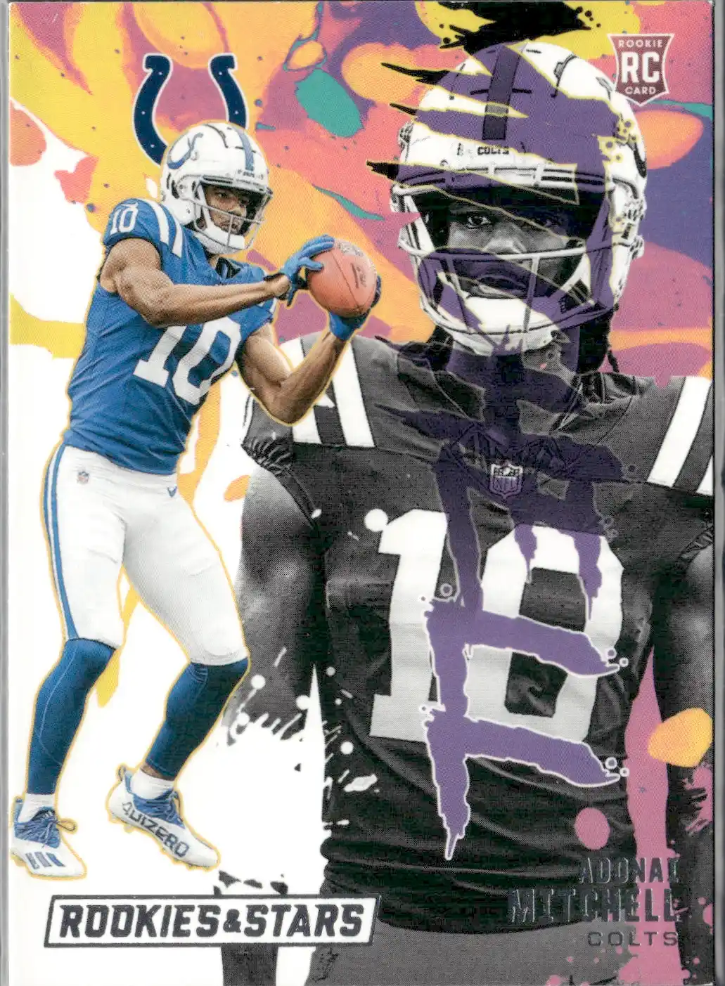 Panini Rookies & Stars Football 2024 | #RE-AML Adonai Mitchell - Indianapolis Colts | Rookie Exclusive