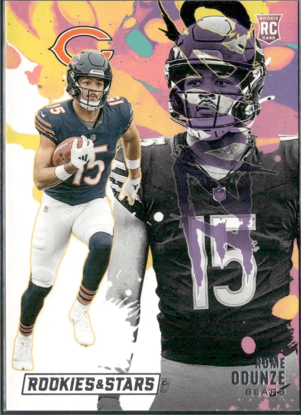 Panini Rookies & Stars Football 2024 | #RE-ROE Rome Odunze - Chicago Bears | Rookie Exclusive