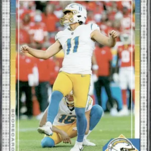 Panini Score Football 2024 | #167 Cameron Dicker - Los Angeles Chargers | Scorecard