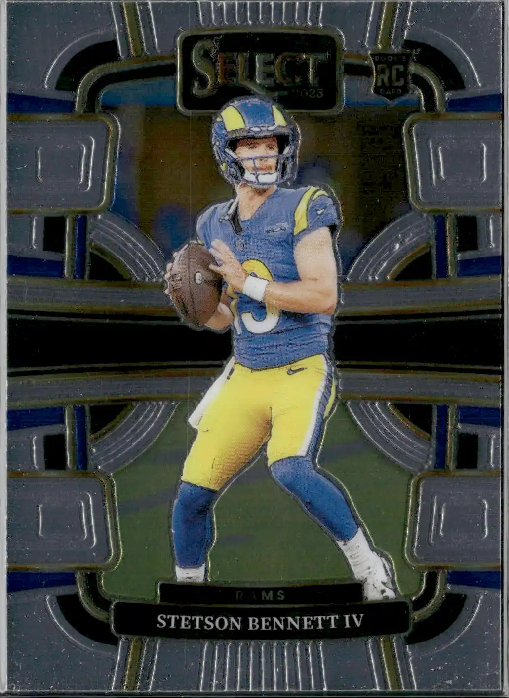 Panini Select Football 2023 | #55 Stetson Bennett IV - Los Angeles Rams | Concourse Rookie Card