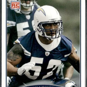 Topps Football 2009 | #393 Larry English - San Diego Chargers | Rookie Card