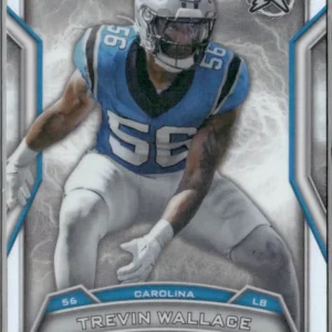 Topps Resurgence Football 2024 | #116 Trevin Wallace - Carolina Panthers | Refractor Rookie Card