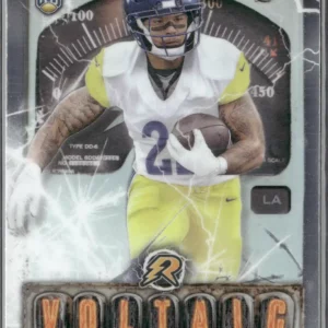 Topps Resurgence Football 2024 | #V-18 Blake Corum - Los Angeles Rams | Voltaic Rookie Card