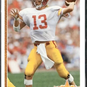 Upper Deck Football 1991 | #18 Todd Marinovich - Los Angeles Raiders | Star Rookie