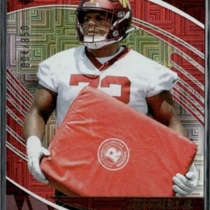 Panini Absolute Football 2025 | #145 Josh Conerly - Washington Commanders | Red Squares 004/850 Rookie Card