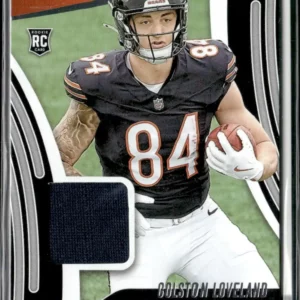 Panini Absolute Football 2025 | #ARM-CLD Colston Loveland - Chicago Bears | Patch Absolute Rookie Materials