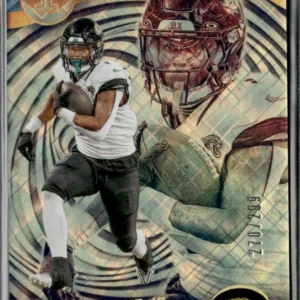 Panini Illusions Football 2023 | #50 Travis Etienne Jr. - Jacksonville Jaguars | Yellow Diamond 270/299