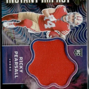 Panini Illusions Football 2023 | #II-RPL Ricky Pearsall - San Francisco 49ers | Patch Instant Impact Rookie Card