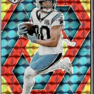 Panini Mosaic Football 2025 | #193 Chuba Hubbard - Carolina Panthers | Mosaic Choice Red & Yellow 03/89