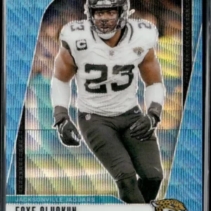 Panini Prizm Football 2024 | #134 Foye Oluokun - Jacksonville Jaguars | Blue Wave Prizm 64/230