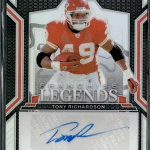 Panini Prizm Football 2024 | #FL-TRN Tony Richardson - Kansas City Chiefs | Franchise Legends Signature Silver 54/149