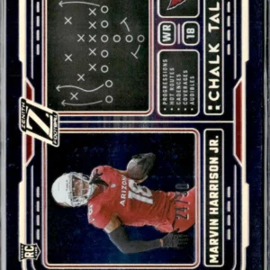 Panini Zenith Football 2024 | #6 Marvin Harrison Jr. - Arizona Cardinals | Red Chalk Talk 24/50 Rookie Card